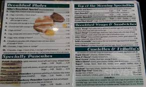 The staff were friendly and the place was kept clean and had vacant tables marked off limits which i thought i would point out for those who wanted to know. Mike S Place Family Restaurant Menu In Oshkosh Wisconsin Usa