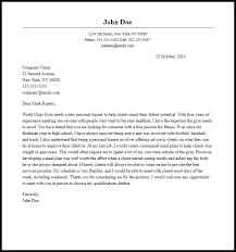 Professional Personal Trainer Cover Letter Sample Writing Guide Resume Now