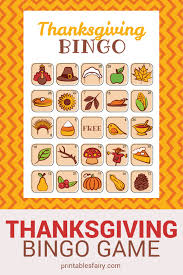 Check spelling or type a new query. Thanksgiving Printable Bingo Game The Printables Fairy