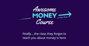 However, the class is about more than just how much money you make. Awesome Money Course