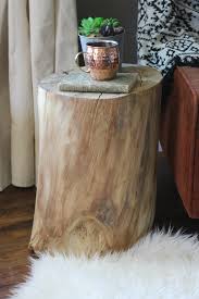 Diy Tree Stump End Table West Elm Hack Diy End Tables West Elm Hack West Elm Diy