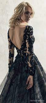 Maggie Sottero Designs Trend Report 2019 These Wedding Dresses Feature The Hottest Trends Of The Year Wedding Inspirasi Gothic Wedding Dress Wedding Dress Long Sleeve Black Wedding Dresses