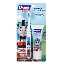 Orajel Toddler Daniel Tiger S Neighborhood Fruity Stripes Training Toothpaste With Toothbrush Tooty Fruity Best Natural Toothpaste Fluoride Free Kids Toothpaste