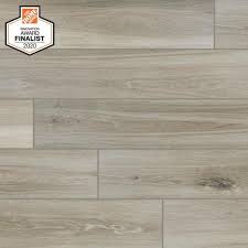 Do you assume home depot laminate floor looks nice? Daltile Quictile 6 In X 36 In River Wood Glazed Porcelain Locking Floor Tile 10 15 Sq Ft Case Rv84636clk1p The Home Depot