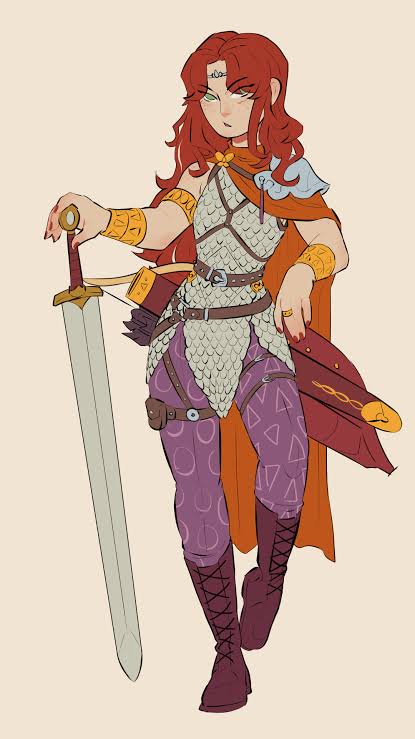 RF] Redesign of Red Sonja : r/characterdrawing