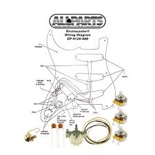 I have posting a pdf of this tutorial and the circuit diagrams if anyone is interested. Allparts Ep 4120 000 Wiring Kit For Stratocaster Guitar Lovers