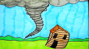 Got bored and it's been awhile since i posted my last tornado drawing, anyways here it is hope you all like it, and hope everyone have a. How To Draw A Tornado Scene Step By Step Drawing Demo For Kids Youtube