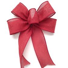 Red Burlap Bows Burlap Decorative Bows Set Of 8 Bows Xmas Decor Bows Burlap Bows Christmas Tree Bows Christmas Decoration Christmas Tree Bows Burlap Bows Small Christmas Trees Decorated