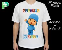 Camisetas Personalizadas Para Aniversario De 2 Anos Camiseta Pocoyo Camisa Personalizada 1 Camiseta De Otima Qualidade Com Otimo Caimento A Estampa E Em Tamanho Grande A3 2 Camiseta Camisa Infantil Camisa