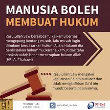 2) antara yang berikut yang manakah merujuk kepada istilah pahala. Tiga Dalil Bolehnya Manusia Membuat Hukum Bincang Syariah