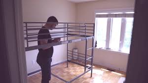 Ikea Svarta Loft Bed Assembly Youtube