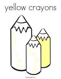 Login to add to favorites. Yellow Crayons Coloring Page Twisty Noodle