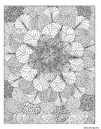 Coloriage Adulte Rosaces Dessin Anti Stress A Imprimer