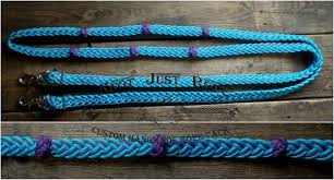 Pass the left cord over the right. Braided 6 Knot Loop Reins Wider 9 Strand Flat Braid Knot Just Rope