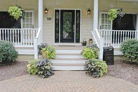 53 Stunning Vintage Mid Century Living Room Decor Ideas Front Porch Steps Farmhouse Front Porches Rustic Farmhouse Front Porches
