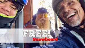 Free used snowboard giveaway for memories