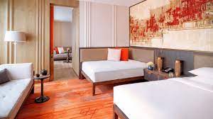 Grand Club Deluxe Twin Room Hotel Room Interior Suite Room Hotel Guest Room Design