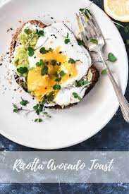 The Ultimate Ricotta Avocado Toast Recipe Recipes Breakfast Brunch Recipes Healthy Breakfast Recipes
