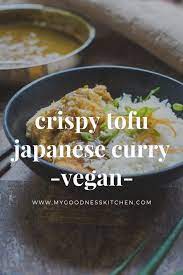 Japanese Tofu Curry Recipe Tofu Curry Vegetarian Recipes Japanese Curry