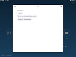View In Meeting Chat In A Zoom Room Zoom Help Center