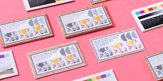 Premium visiting cards laid out for display