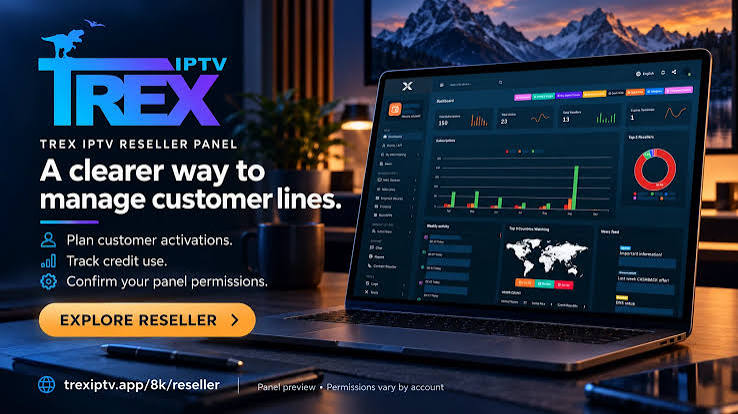 Trex IPTV Subscription & Reseller Panel | 24-Hour Trial