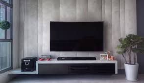Building a family media room with designer floating wall, led lighting and floating entertainment unit, all under $1500. Best Living Room Decorating Ideas Designs Ideas Living Room Feature Wall Tv Console Design