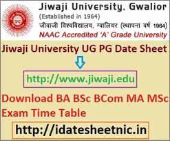 Gate 2021 is going to be conducted by the iit, bombay. Jiwaji University Exam Date Sheet 2021 Ba Bsc Bcom Time Table Check