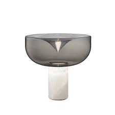 Leucos Bordslampa Aella 1968 T Led Bordslampa Cognac Toso Massari Italian M Lampbord Ljusbord Bordslampa