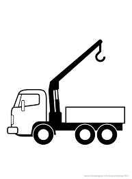 Unsere lkw krane holen das baumaterial im depot ab und transportieren es direkt dorthin, wo es eingebaut wird. Ausmalbilder Lkws Trucks