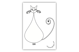 All your problems and worries will just go away, one by one. Sitting Black Fat Cat Coloring Page Cats Coloring Pages