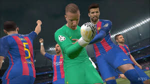 For psg the player with most possession and touches is the goalkeeper trapp. Pes 2017 Uefa Champions League Fc Barcelona Vs Psg Gameplay Hd 1080p60fps Youtube