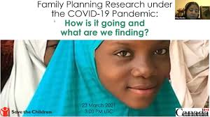 IUSSP Webinar. Family Planning Research under the COVID-19 Pandemic: How is  it going and what are we finding?