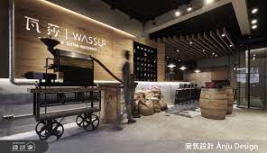 wassup coffee 粗獷穀倉感特調咖啡飄著濃濃工業風味 restaurant interior cafe design