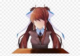 During act 3, players have the option to stay with monika and let her bring up random topics of discussion. Monika After Story Monika Full Body Hd Png Download 1281x850 965458 Pngfind