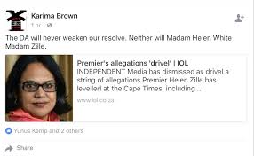 My memory says the host is xolani gwala. Karima Brown Twitter Post Biznews Com