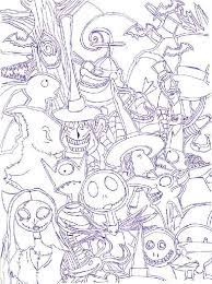Nightmare before christmas adult adult coloring pages. Pin On Skottie Young Marvel