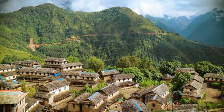 Ghandruk, Nepal Village 