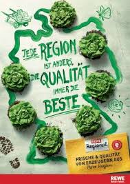 Rewe Regional Salat Advertising Food