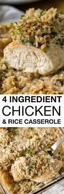 To serve, heat the soup and froth up with a hand blender, if you like. 4 Ingredient Chicken Rice Casserole Spend With Pennies