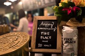 Pike place market flower farmers are delivering these bouquets to the. Celebrating 10 Years Of Starbucks Pike Place Roast