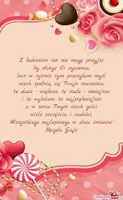 Wysyłaj znajomym życzenia imieninowe już teraz! Wszystkiego Najlepszego W Dniu Imienin Magda Gajc Darmowe Kartki