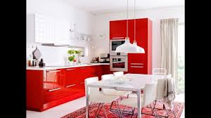 ديكورات مطابخ باللون الاحمر جولة في مطابخ باللون الأحمر Modern Kitchens In Red Youtube