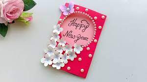 Hey friends, today we are going to show you de how to make new year 3d pop up card/handmade easy greetings card for. Beautiful Handmade Happy New Year 2020 Card Idea Diy Greeting Cards Fo Happy Birthday Cards Handmade Greeting Cards Handmade Birthday New Year Card Making