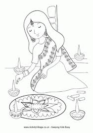 The finished products will make for fun and festive diy easter decor. Diwali Colouring Pages