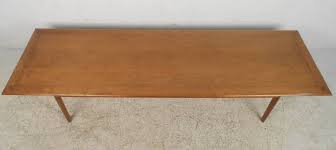 The perfect length to pair with an extra long sofa. Mid Century Modern Drexel Coffee Table For Sale At 1stdibs