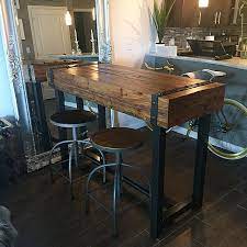 Carved Woodworks Bar Table Pub Table Kitchen Bar