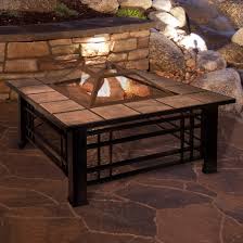 This outdoor fire pit is a 28 x 50 propane fire pit. Pure Garden Steel Wood Burning Fire Pit Table Reviews Wayfair Co Uk
