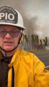 Wildland fire and structure fire, 2200 block Basin St. Southwest, Ephrata,  Final update 2:15 p.m.: Wildfire and house fire in mop up. Crews will be