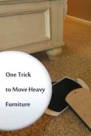 One Simple Trick To Move Heavy Furniture Moving Furniture Flooring Wood Floors